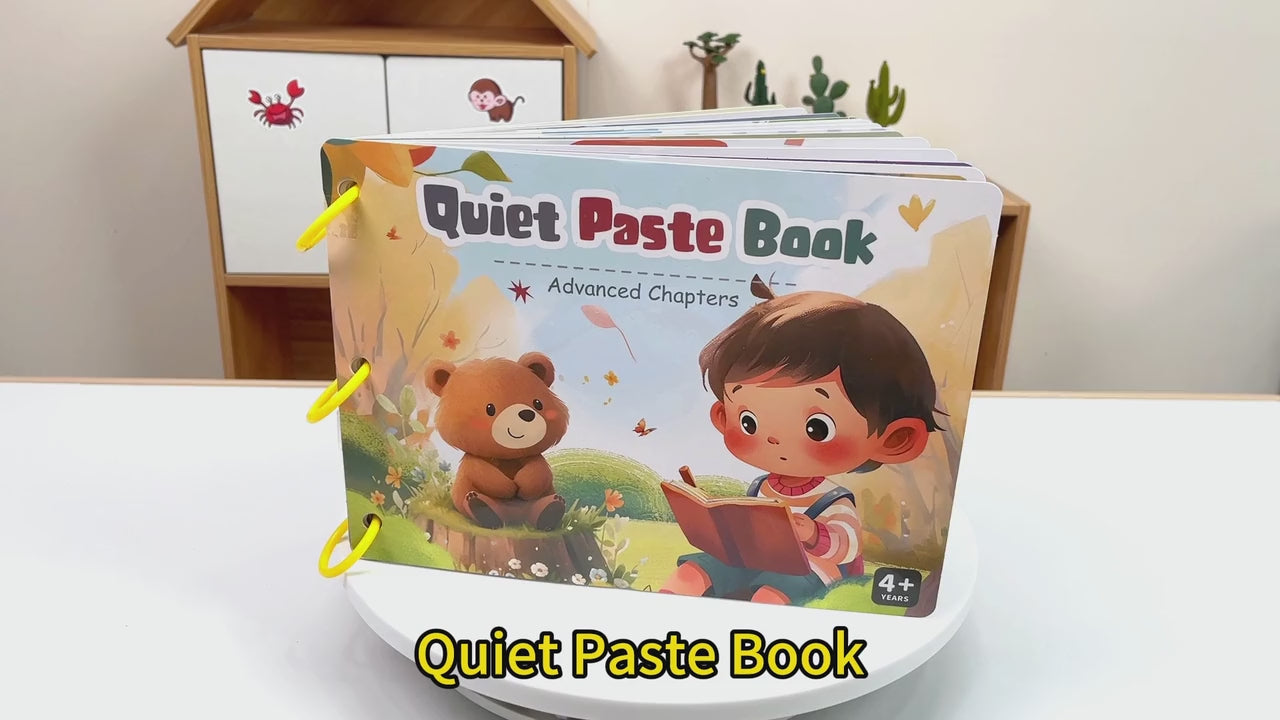 Early Quiet Paste Book Advanced Multi-Scenario Learning 25 Activity Pages