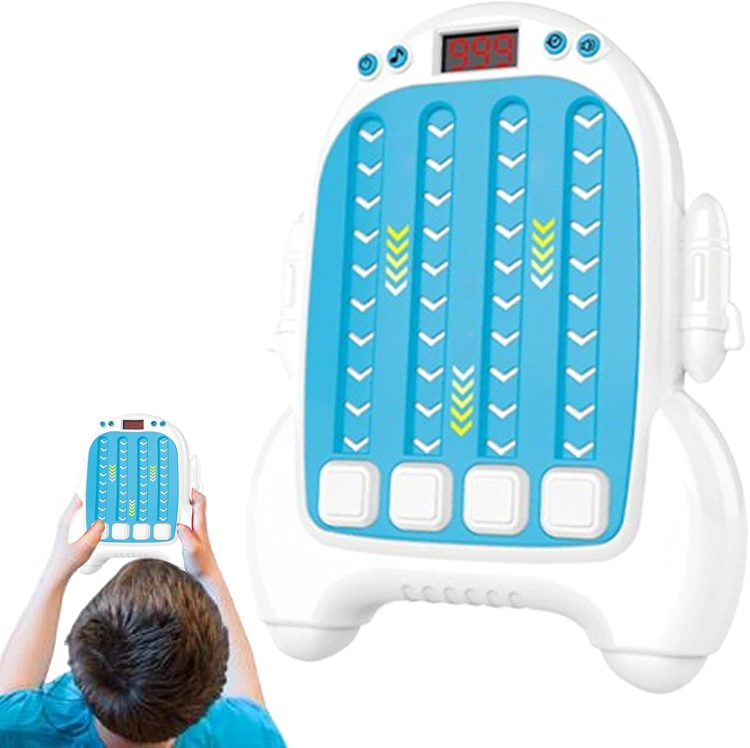 Quick Push Rhythm Finger Pressing Game Machine for Concentration Training - 101