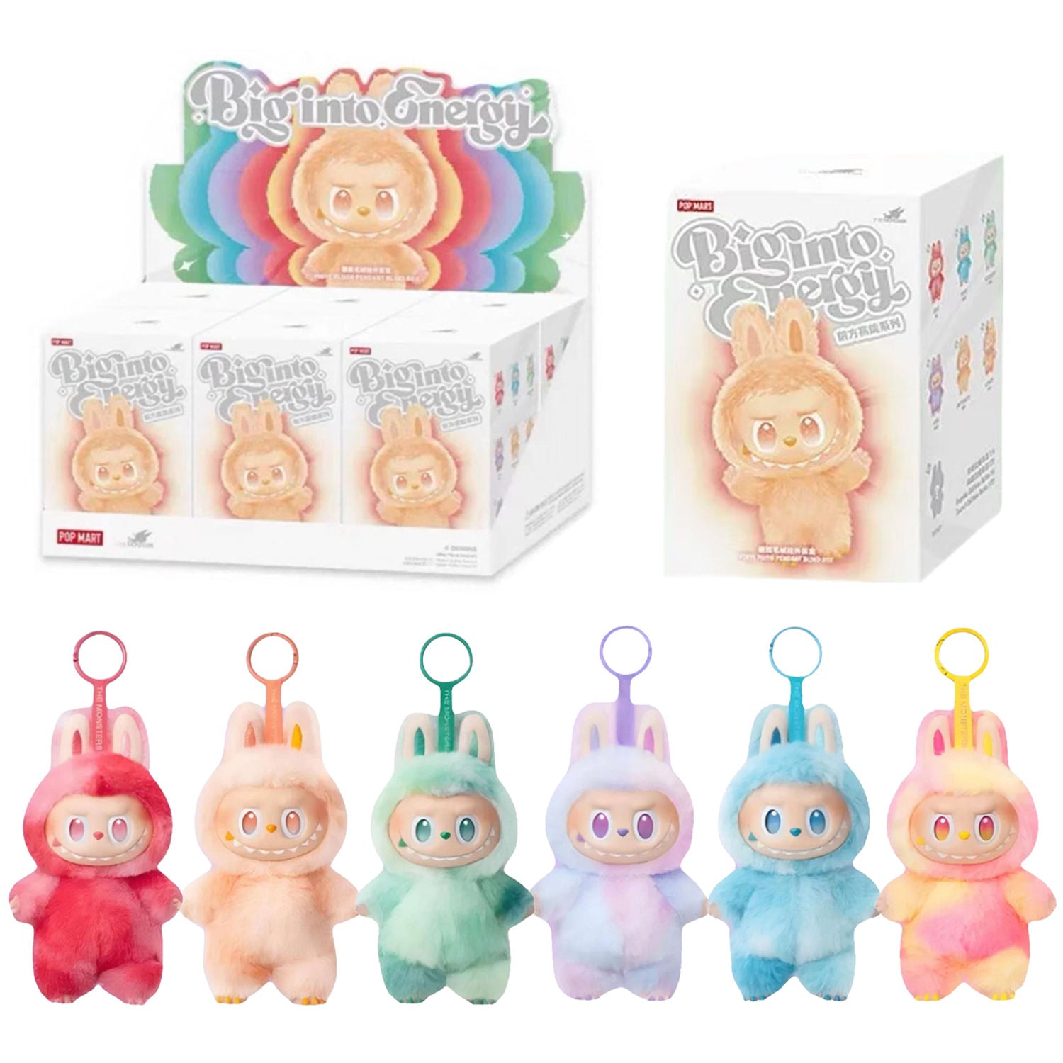 Bring into Energy Monster Series Surprise Blind Box Plush Toy - Labubu