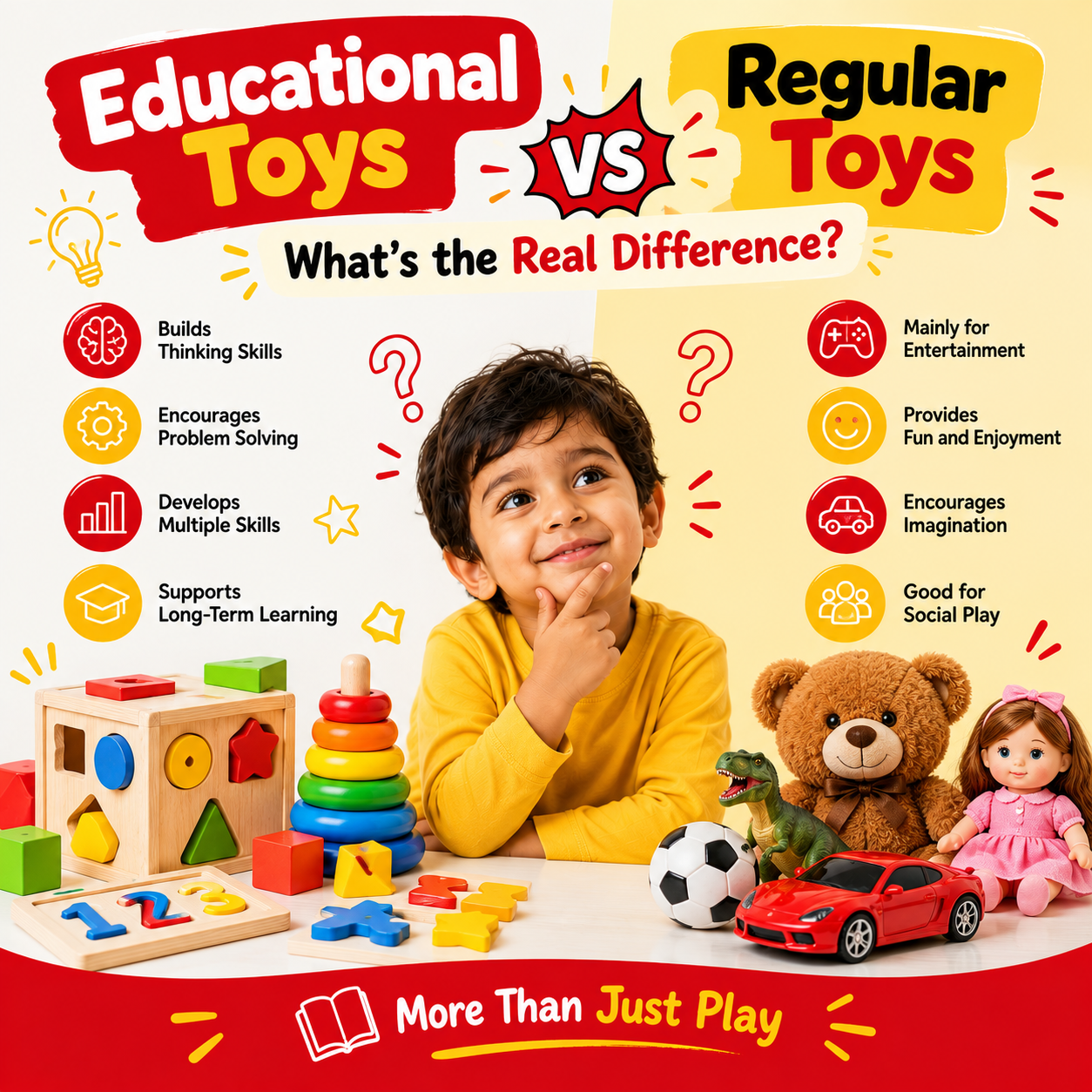 Educational Toys vs Regular Toys: The Key Difference