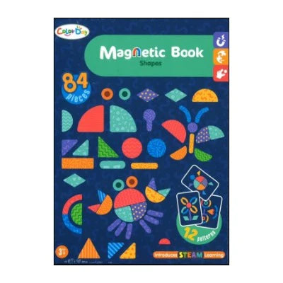 Color Day Magnetic Book Pattern Shape - 84 Pieces - Default Title - Odeez | Educational Toys Pakistan 