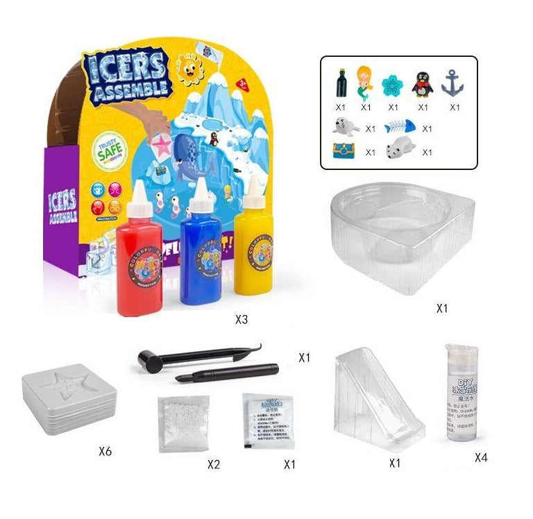 Snow Ice Wonder Assemble Set - A1 - Default Title - Odeez | Educational Toys Pakistan 