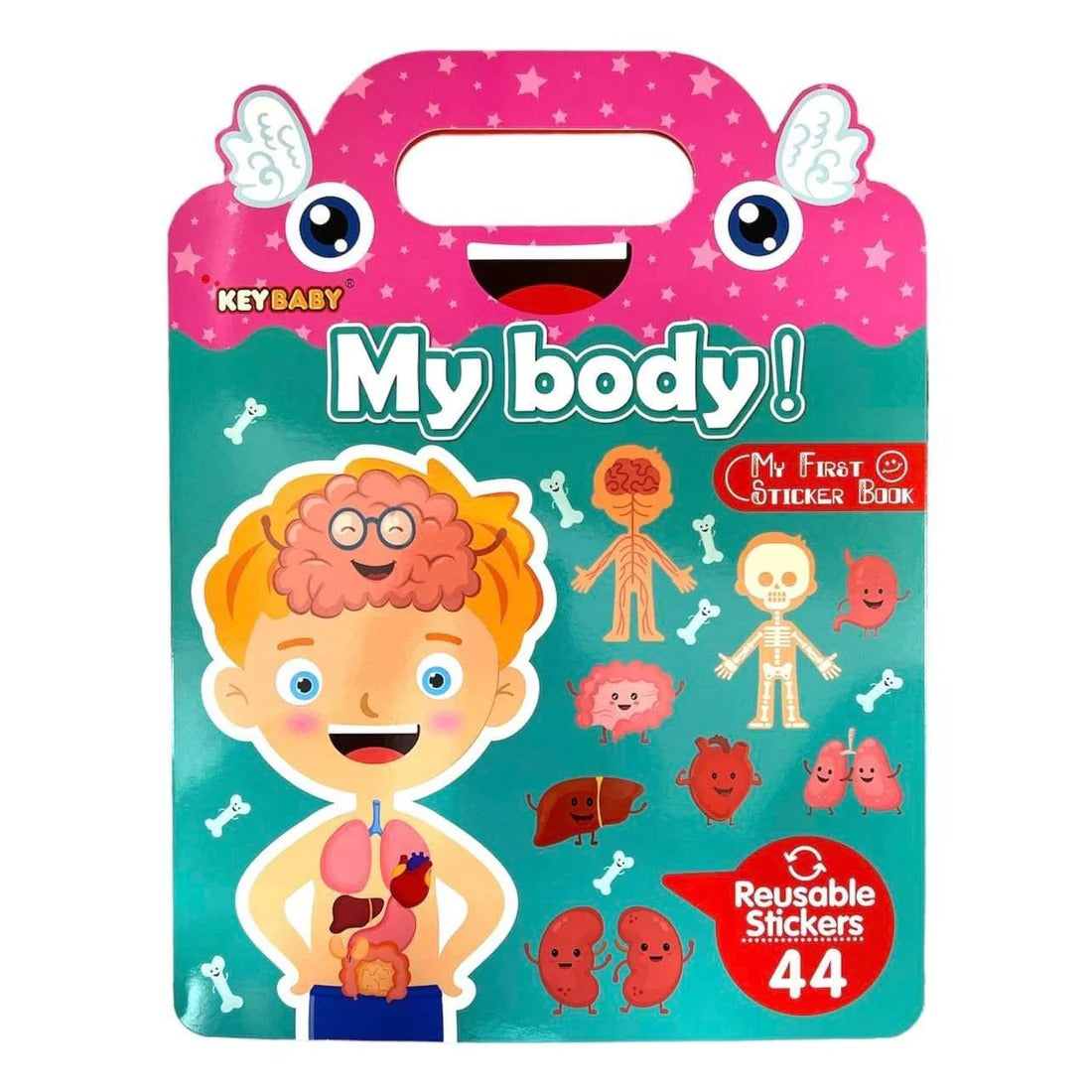 My Body Learning Reusable Stickers - 44 Pieces - Default Title - Odeez | Educational Toys Pakistan 