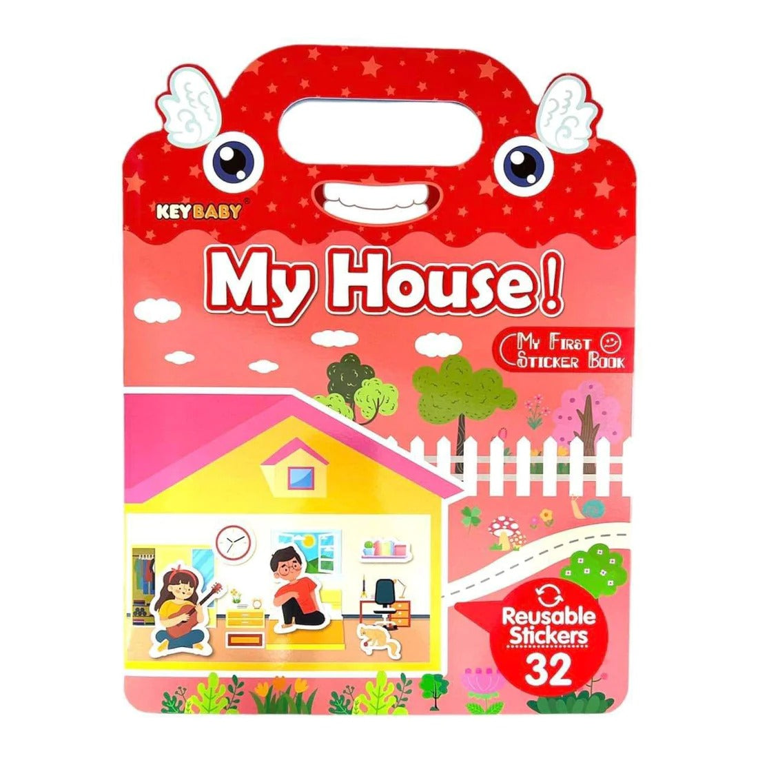 My House Learning Reusable Stickers - 32 Pieces - Default Title - Odeez | Educational Toys Pakistan 