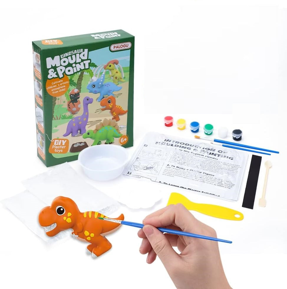 DIY Dinosaur 3D Mould and Paint for Kids - 801 - Default Title - Odeez | Educational Toys Pakistan 