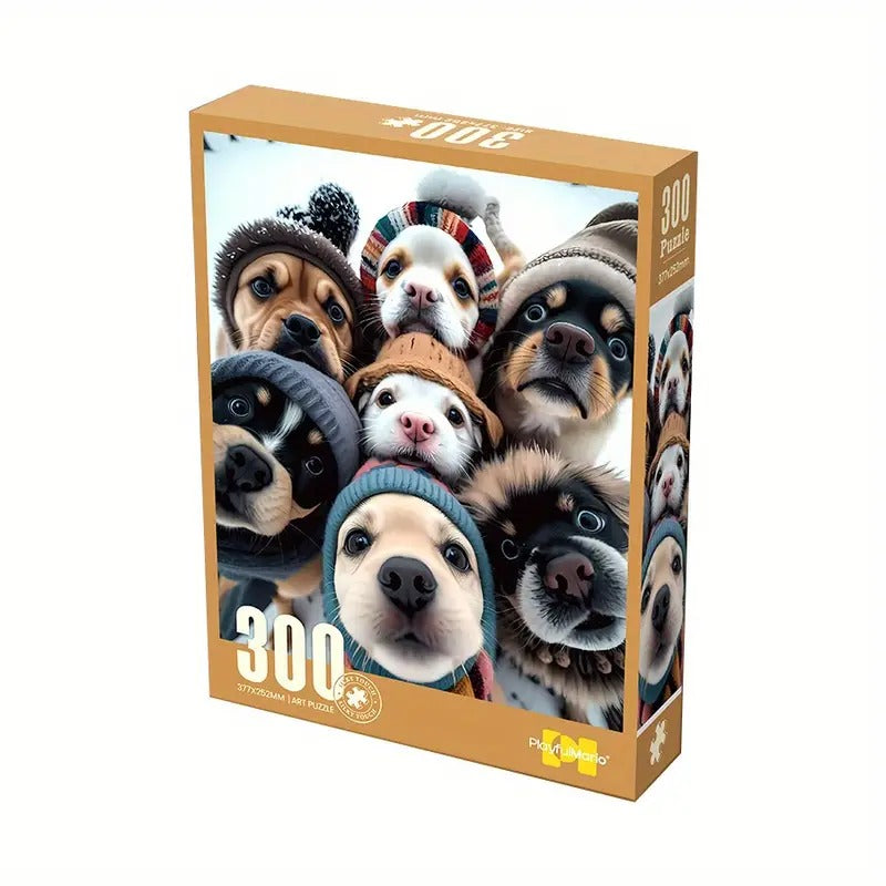 Snow Selfie Collection Jigsaw Art Puzzle for Adults - 300 pieces - Default Title - Odeez | Educational Toys Pakistan 