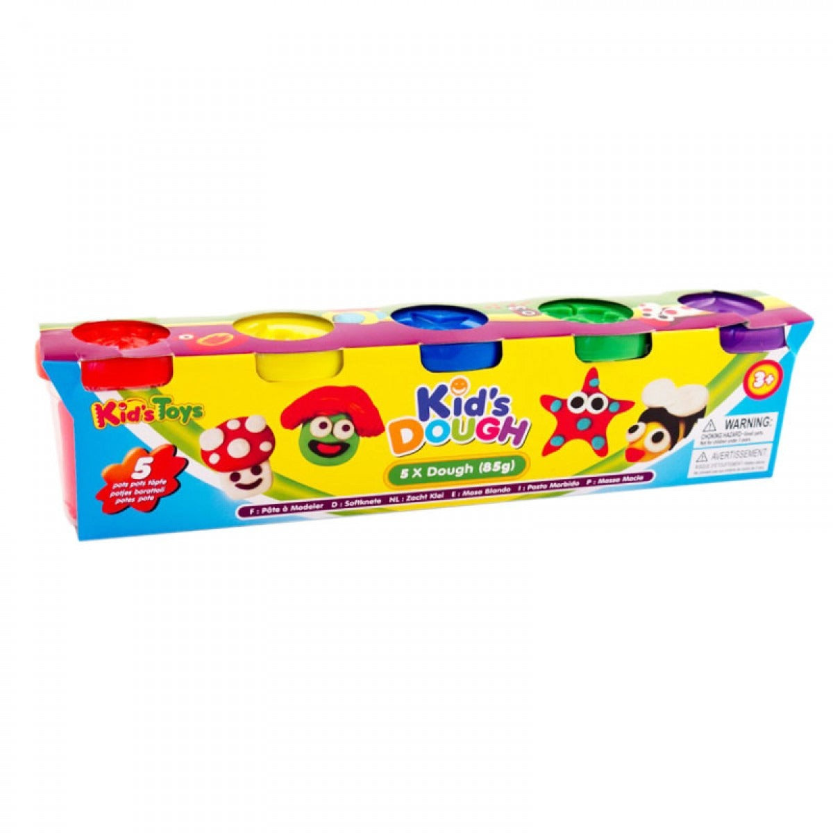 Kids Play Dough Art Set - 5 Pcs - Default Title - Odeez | Educational Toys Pakistan 