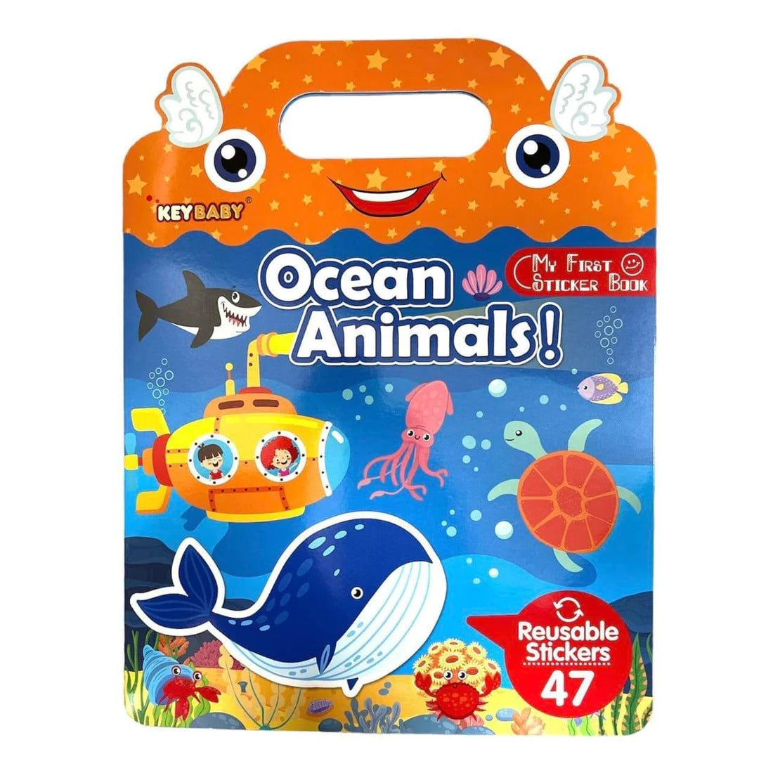 Ocean Animal Learning Reusable Stickers - 47 Pieces - Default Title - Odeez | Educational Toys Pakistan 