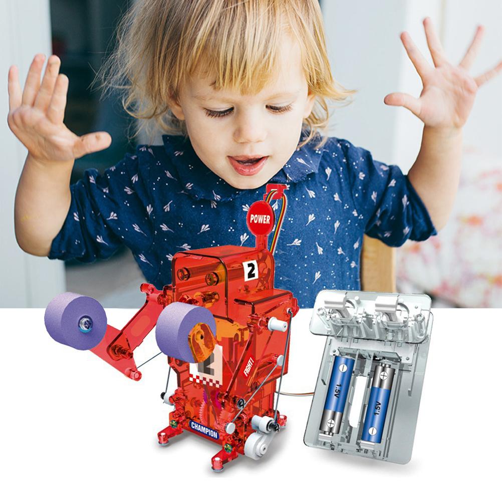 DIY Fist Fighter Self Assembled Electronic Robot - 004 - Default Title - Odeez | Educational Toys Pakistan 