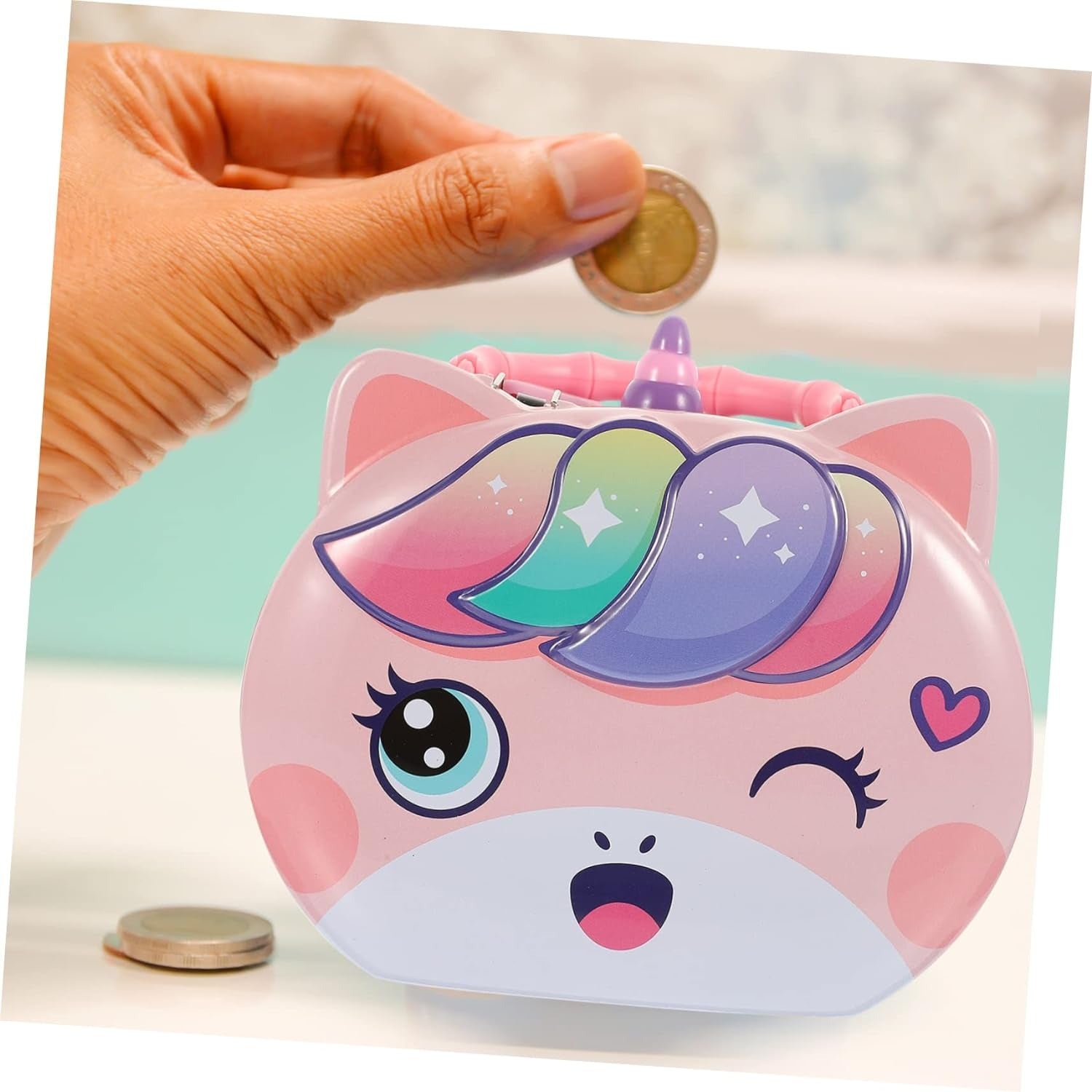 Unicorn Money Bank with Lock - 248 - Default Title - Odeez | Educational Toys Pakistan 