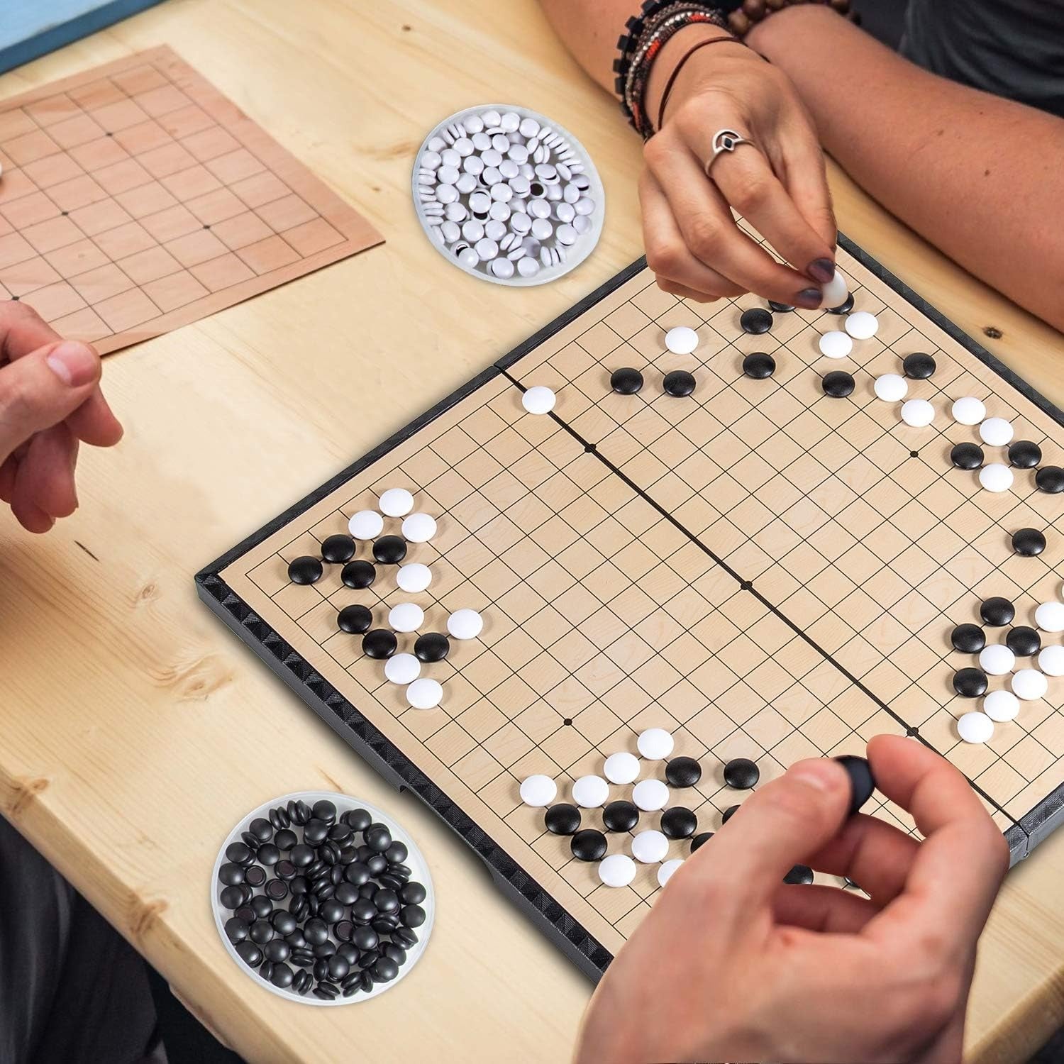 Atari Magnetic Go Family Game Foldable Board - 406 - Default Title - Odeez | Educational Toys Pakistan 