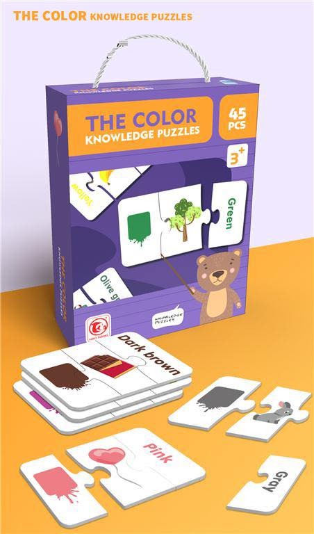 Color Matching Jigsaw Puzzles - 45 pieces - Default Title - Odeez | Educational Toys Pakistan 