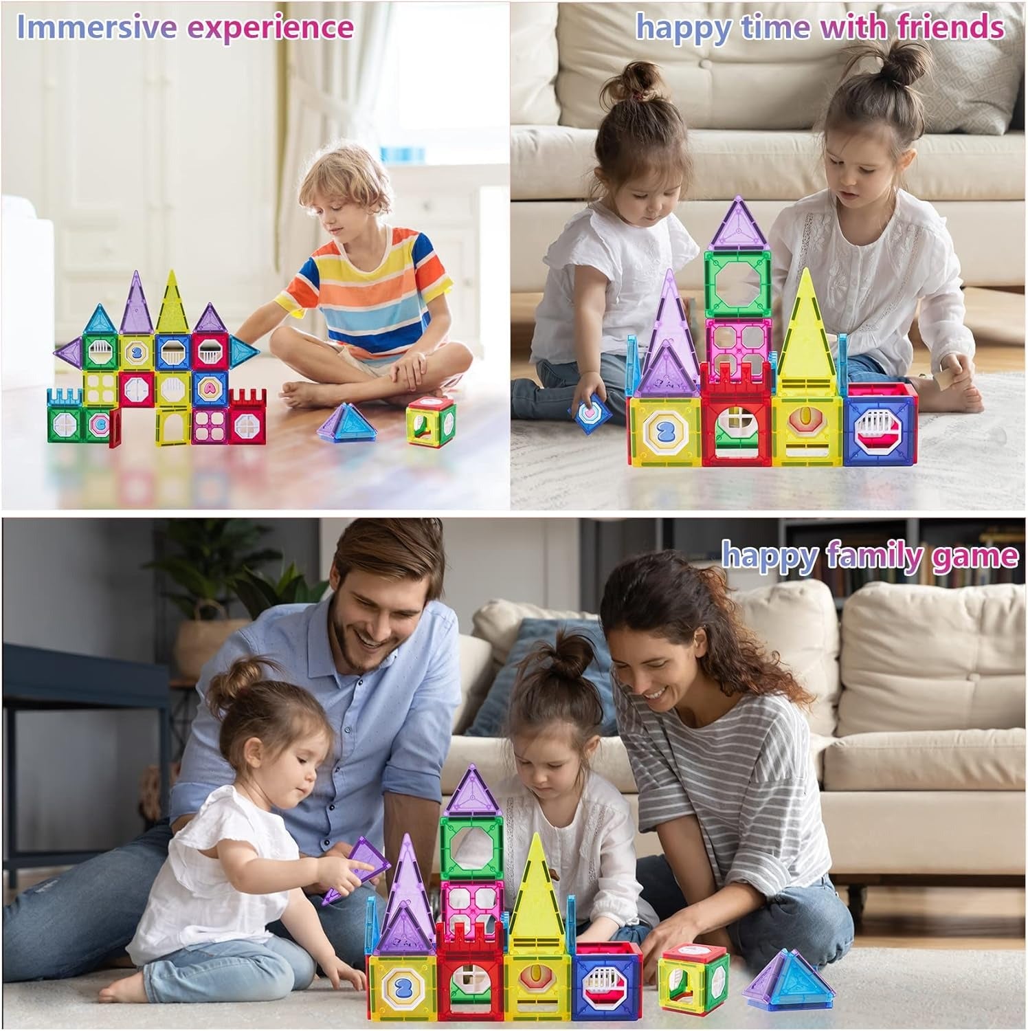 DIY Creative Magnetic Construction Blocks - 32 pieces - Default Title - Odeez | Educational Toys Pakistan 