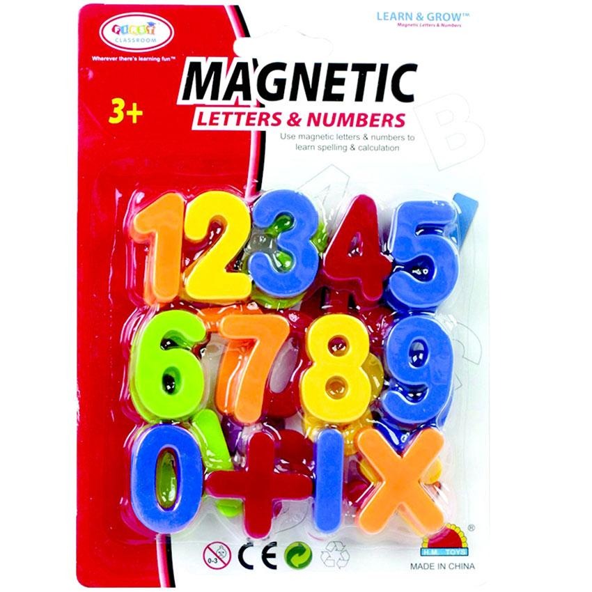 0 to 9 Colorful Magnetic Numbers with Operation - Default Title - Odeez | Educational Toys Pakistan 