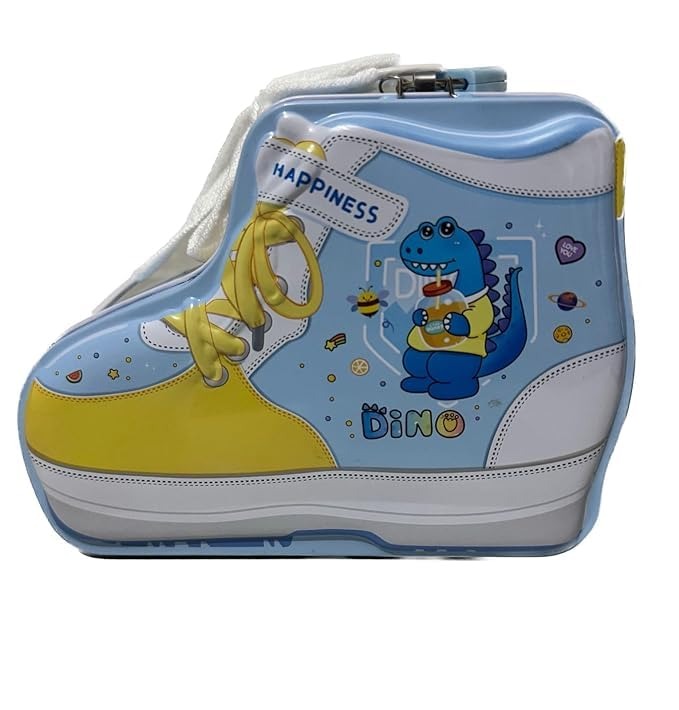 Shoe Lacing Money Bank with Lock - 422 - Default Title - Odeez | Educational Toys Pakistan 