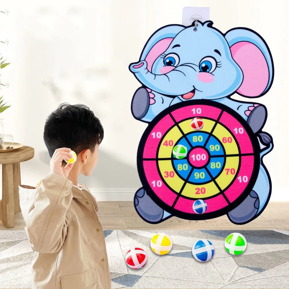 Sticky Ball Dartboard Interactive Play for Kids - 881 - Default Title - Odeez | Educational Toys Pakistan 