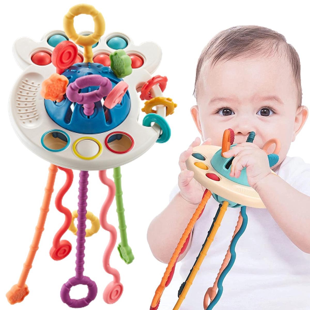 4 in 1 Pull String Motor Skills and Sensory Activity Toy - 859 - Default Title - Odeez | Educational Toys Pakistan 