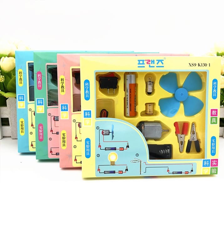 DIY Fan & Light Circuit Game Logical Science Experiment for Kids - 185 - Default Title - Odeez | Educational Toys Pakistan 