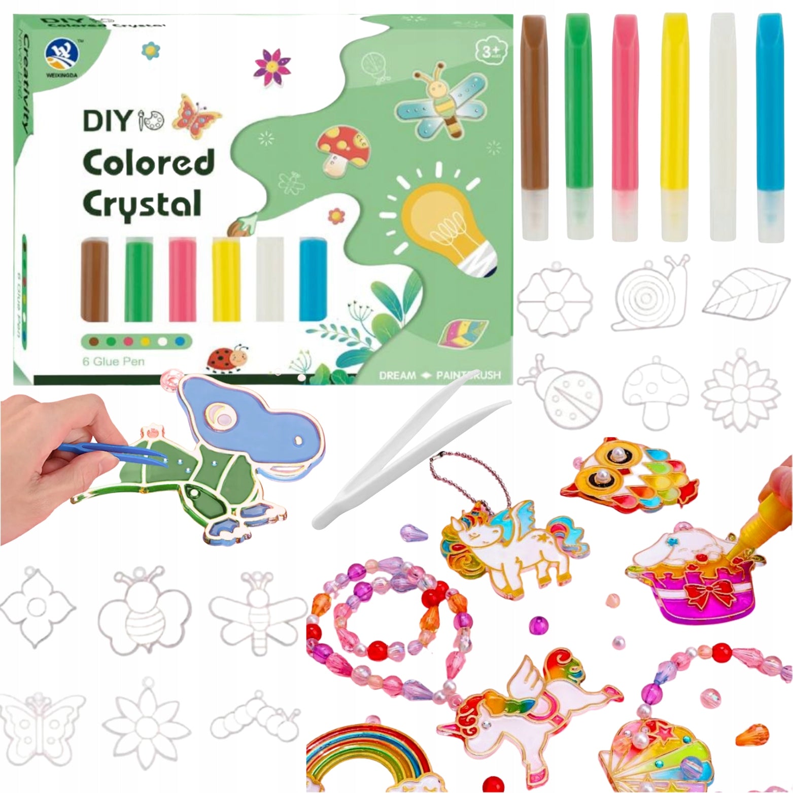 DIY Insects Colorful Crystal Making Kit - 201 - Default Title - Odeez | Educational Toys Pakistan 