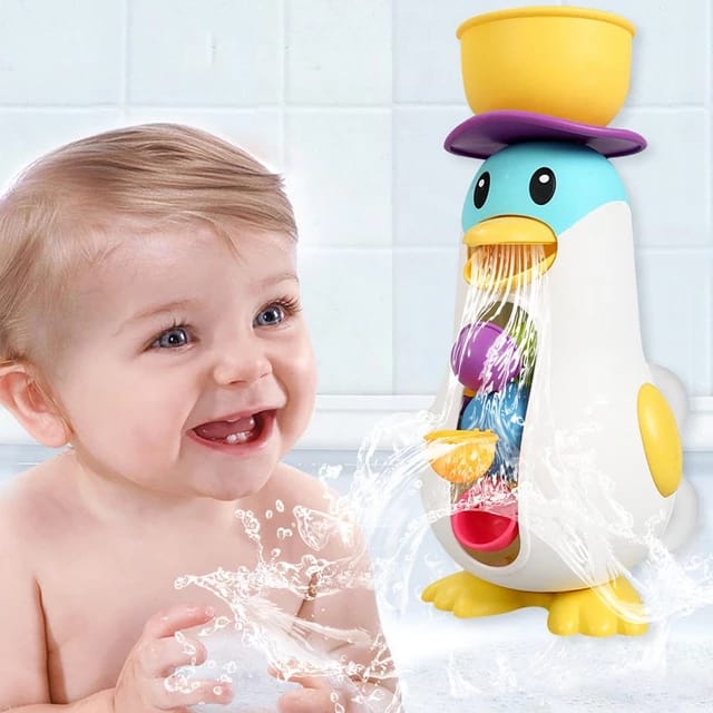 Fun Waterwheel Penguin Bath Toy - 010 - Default Title - Odeez | Educational Toys Pakistan 