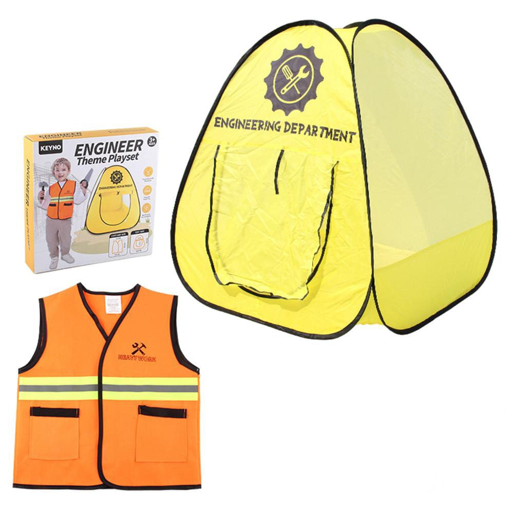 Engineer Construction Worker Them Playset Tent - N62 - Default Title - Odeez | Educational Toys Pakistan 