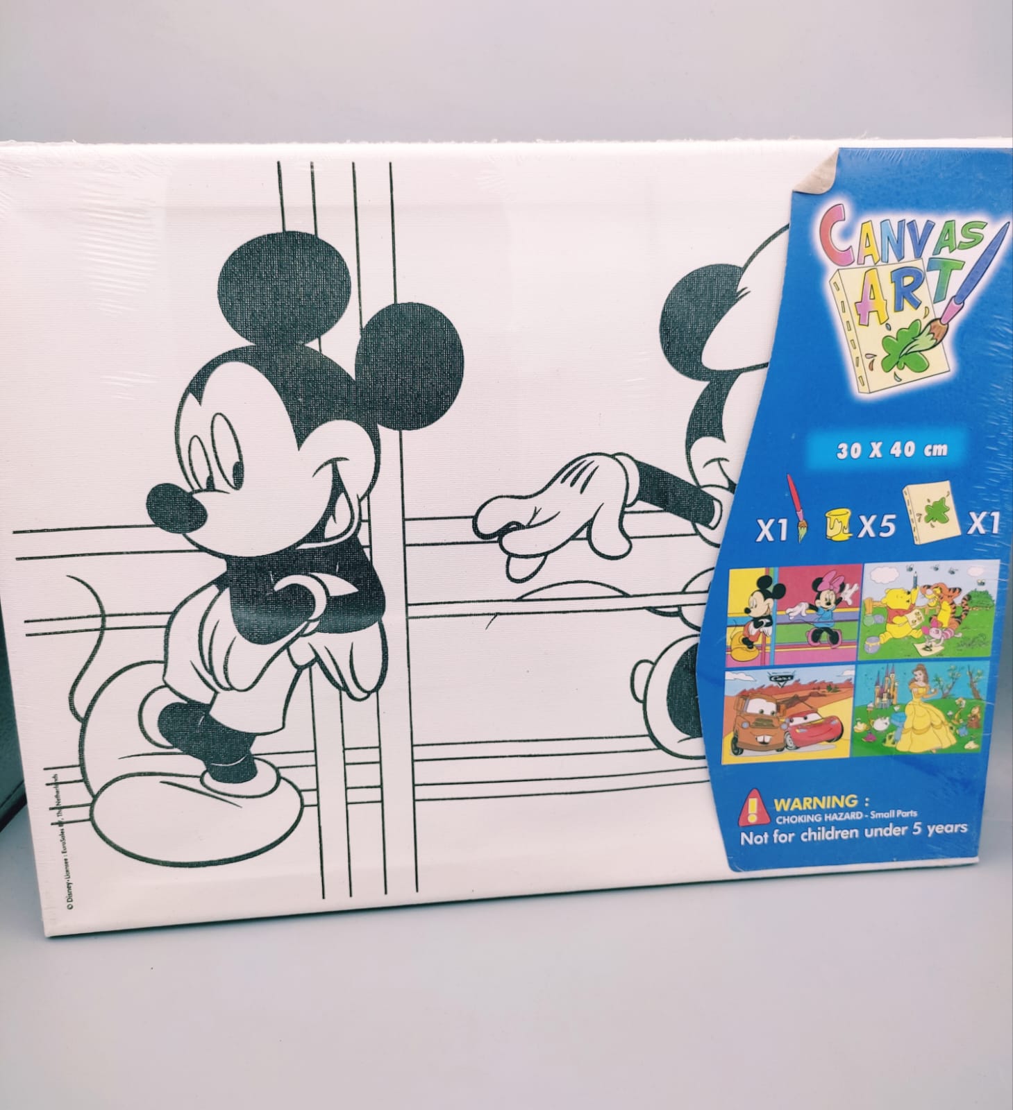 Canvas Art Painting with Watercolor & Brush Set - 30x40cm - Default Title - Odeez | Educational Toys Pakistan 