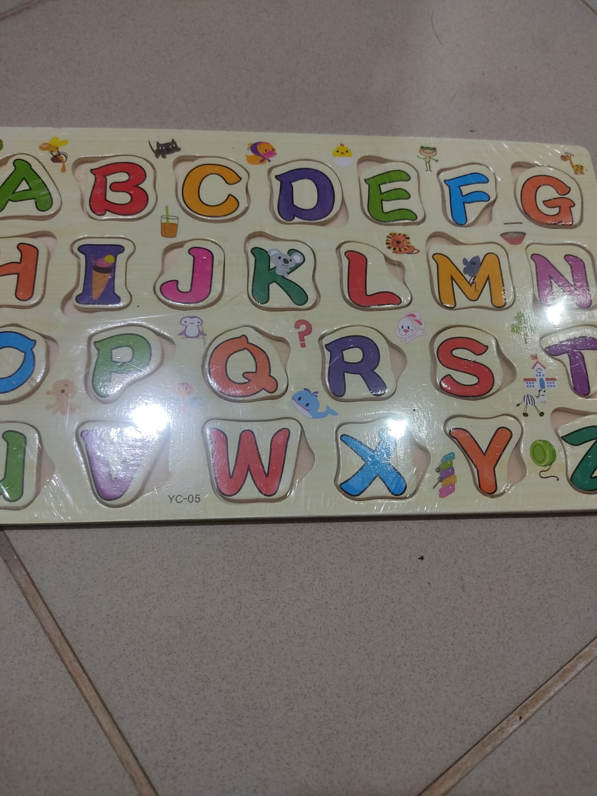 Wooden Slate ABCD 5325-1846 - Default Title - Odeez | Educational Toys Pakistan 