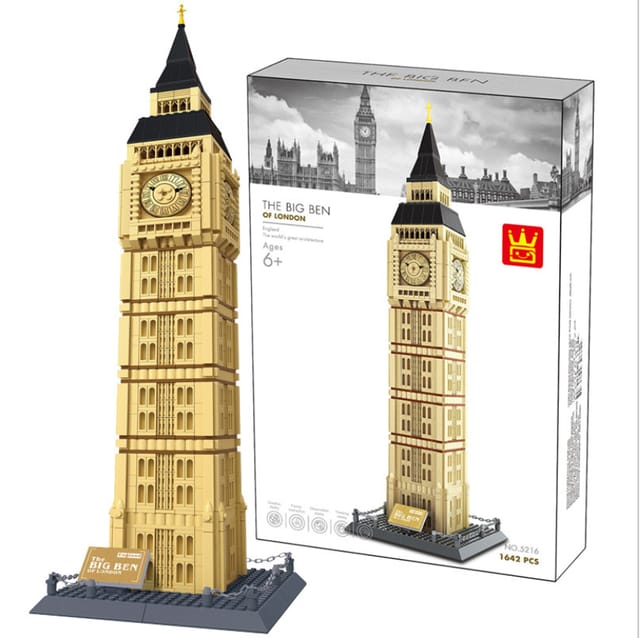 The BIG BEN London Building Blocks Construction - 1660 pieces - Default Title - Odeez | Educational Toys Pakistan 