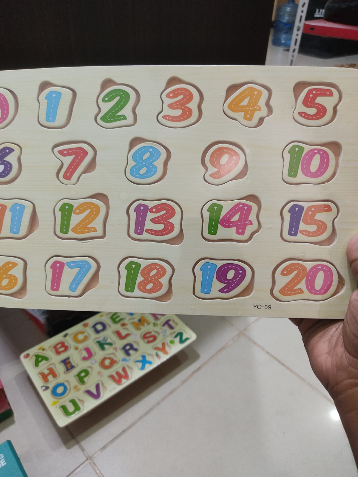 Wooden Slate ABCD 5326-1846 - Default Title - Odeez | Educational Toys Pakistan 