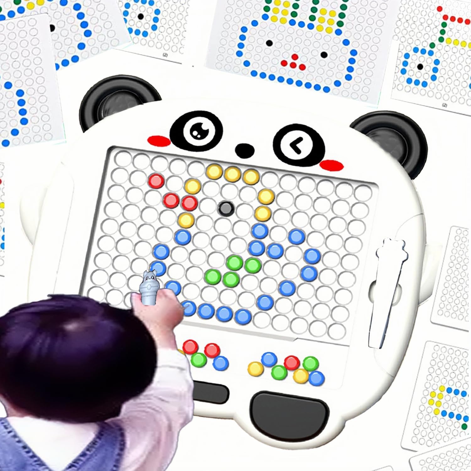 Panda Magnetic Drawing Bead Tablet - 816 - Default Title - Odeez | Educational Toys Pakistan 