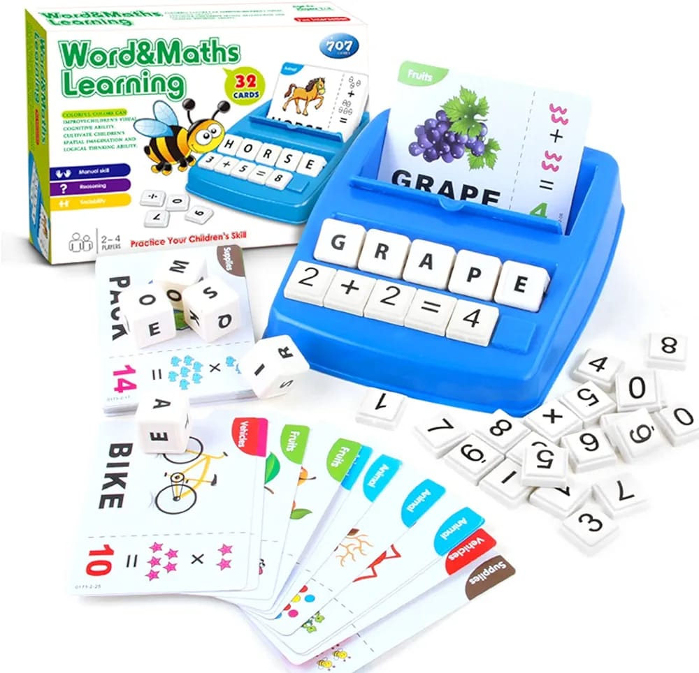 2in1 Alphanumeric Word and Math Learning Kit - 109 - Default Title - Odeez | Educational Toys Pakistan 