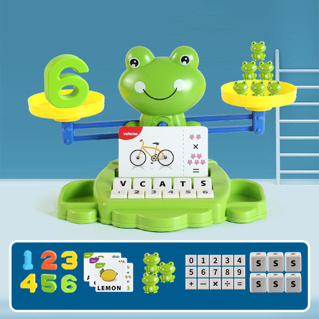 Multifunction Best Frog Digital Balance with Spelling Kit - 009 - Default Title - Odeez | Educational Toys Pakistan 