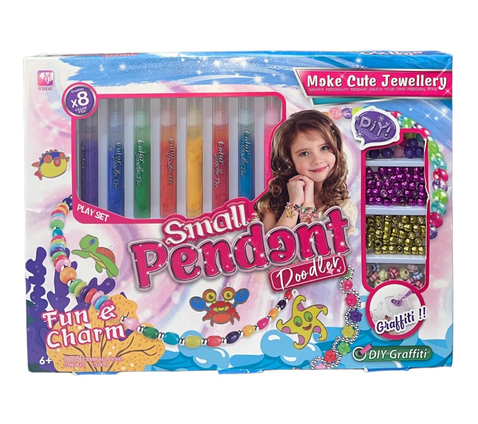 Make Cute Jewellery Pendant Set - 032 - Default Title - Odeez | Educational Toys Pakistan 