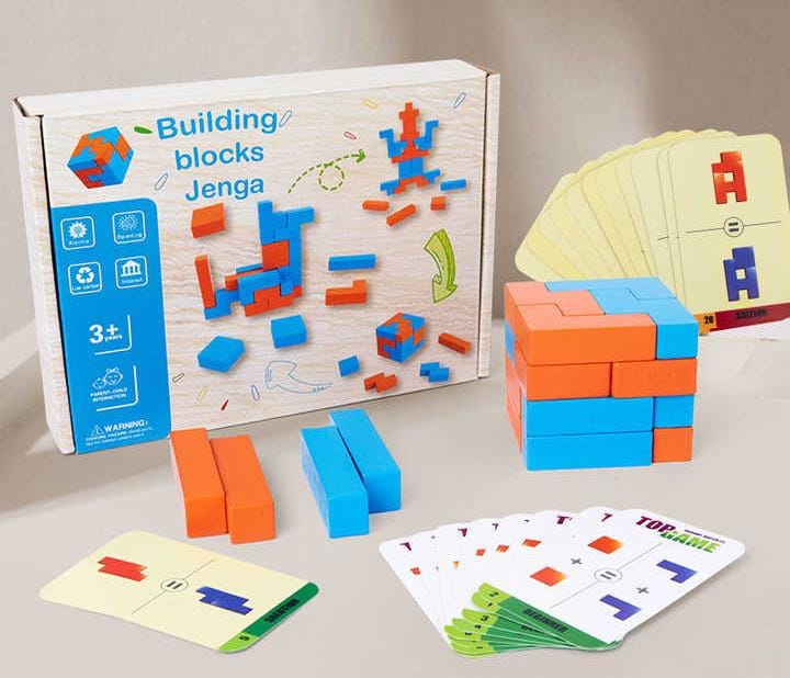 Shape Matching Cube Building Blocks - 741 - Default Title - Odeez | Educational Toys Pakistan 