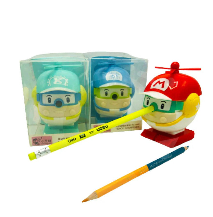 Helicopter Shaped Rotary Pencil Sharpener Machine - 952 - Default Title - Odeez | Educational Toys Pakistan 