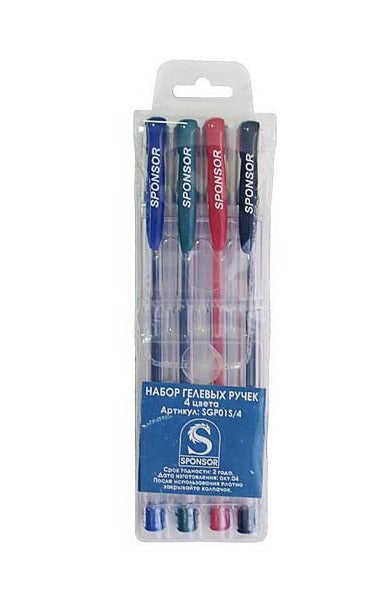 Set of 4 Gel Pens for Young Artist - 581 - Default Title - Odeez | Educational Toys Pakistan 