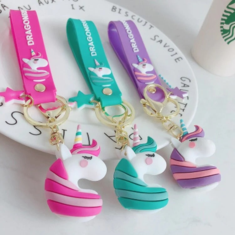Cute Unicorn Figures Keychain - 487 - Default Title - Odeez | Educational Toys Pakistan 