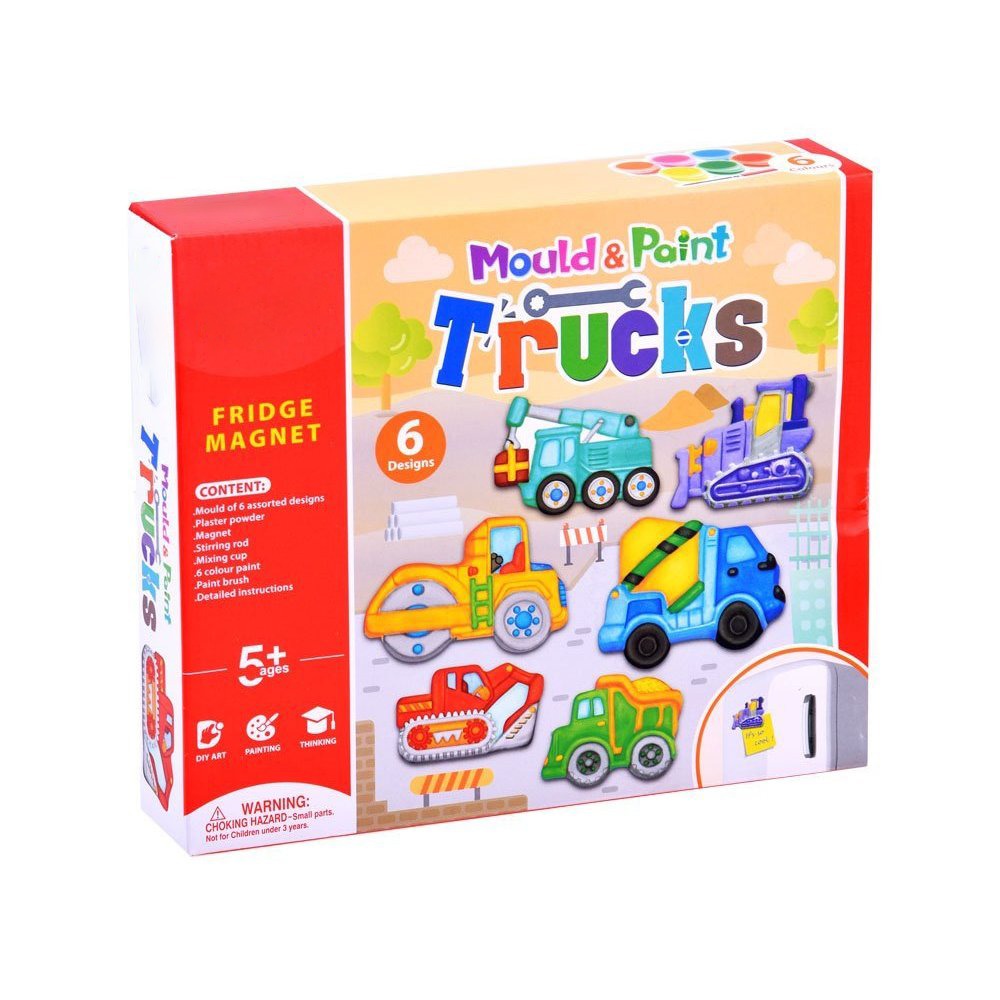 DIY Engineering Vehicle Mould and Paint for Kids - H86 - Default Title - Odeez | Educational Toys Pakistan 