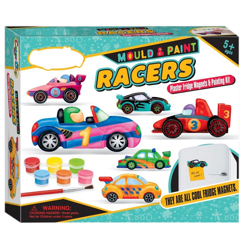 DIY Racers Vehicle Mould and Paint for Kids - H87 - Default Title - Odeez | Educational Toys Pakistan 