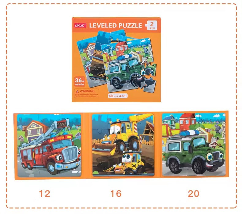 3in1 Magnetic Animal Jigsaw Puzzle Board - Step 2 - Default Title - Odeez | Educational Toys Pakistan 