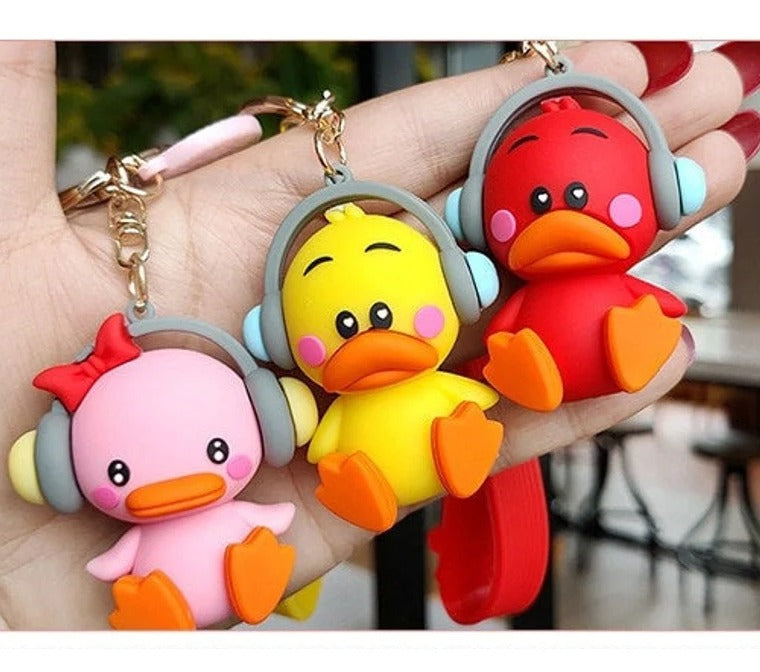 Cute Music DJ Duck Keychain - 854 - Default Title - Odeez | Educational Toys Pakistan 