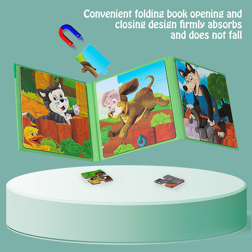 3in1 Magnetic Animal Jigsaw Puzzle - Step 1 - Default Title - Odeez | Educational Toys Pakistan 
