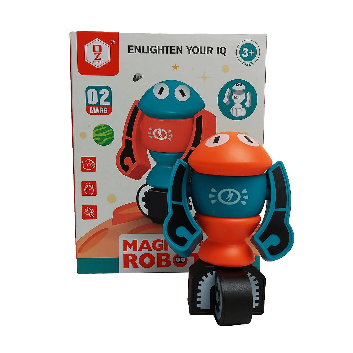 Planet Robots Magnetic Blocks Set - Mars 2 - Default Title - Odeez | Educational Toys Pakistan 
