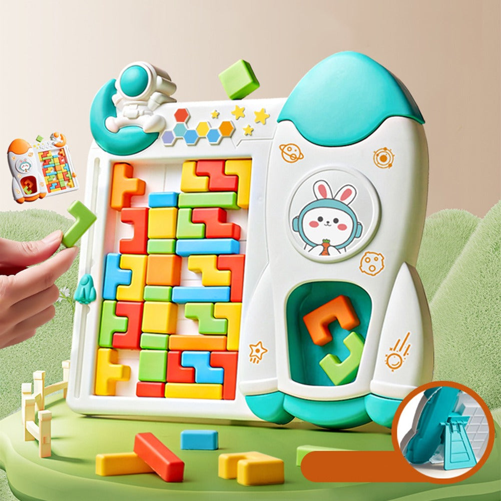 Space Rocket Tetris Table Block Challenge Game - 052 - Default Title - Odeez | Educational Toys Pakistan 