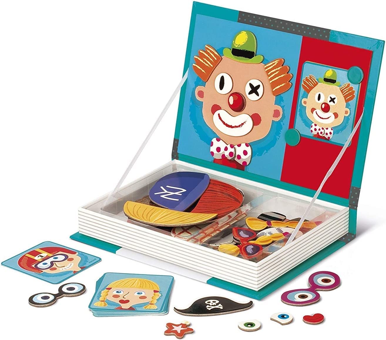 Crazy Face Clown Magnetic Puzzle Book - Default Title - Odeez | Educational Toys Pakistan 