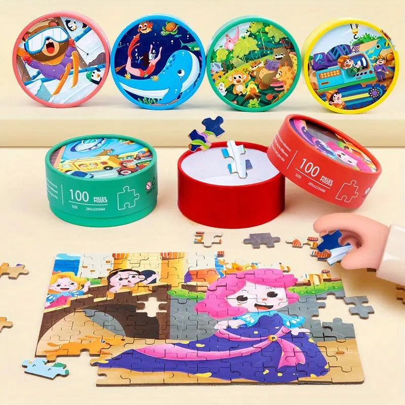 Discover Fun Jigsaw puzzle 100 Pieces Random Designs - 701 - Default Title - Odeez | Educational Toys Pakistan 