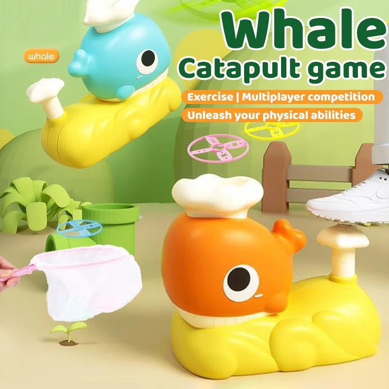 Whale Flying Disc Launcher Toy - 65A - Default Title - Odeez | Educational Toys Pakistan 