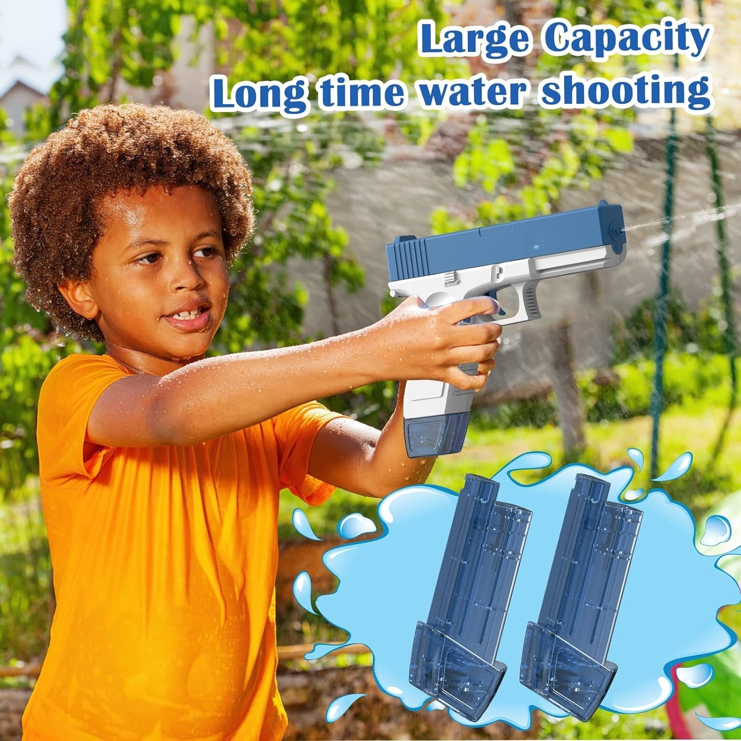 Spray Blaster Electric Rechargeable Water Play Gun - Y00 - Default Title - Odeez | Educational Toys Pakistan 