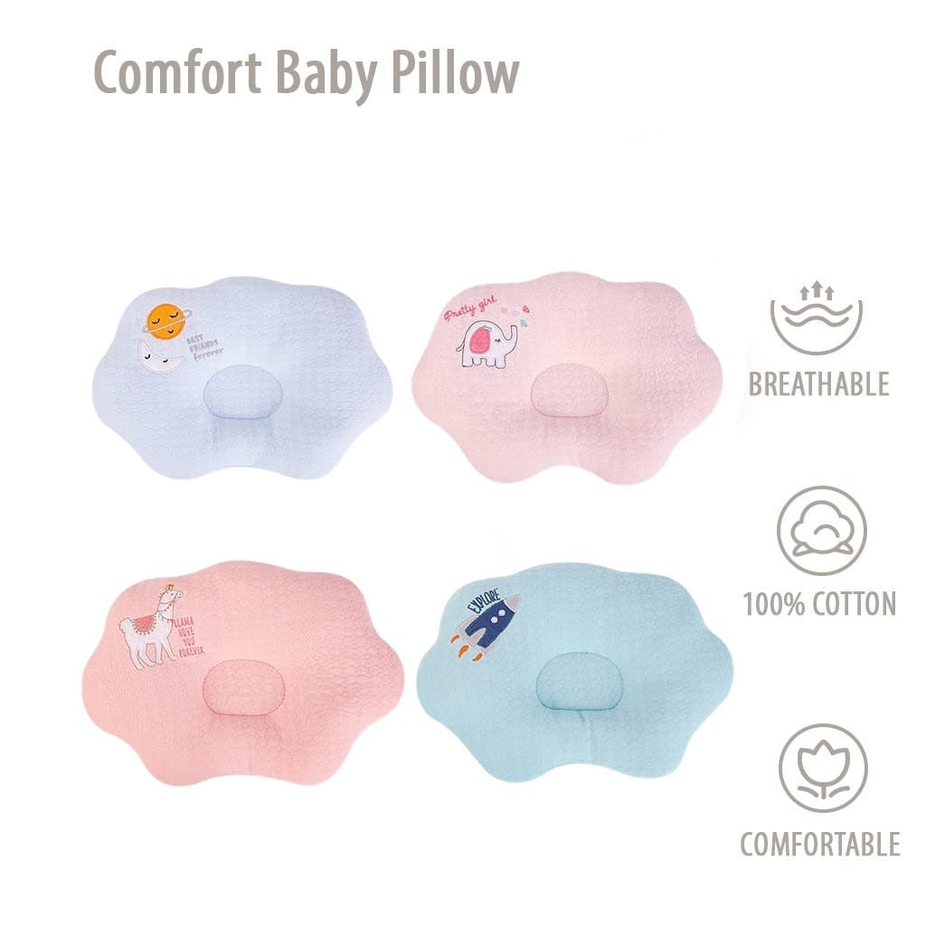 Baby Girl Fluffy Comfort Pillow - 550 - Default Title - Odeez | Educational Toys Pakistan 