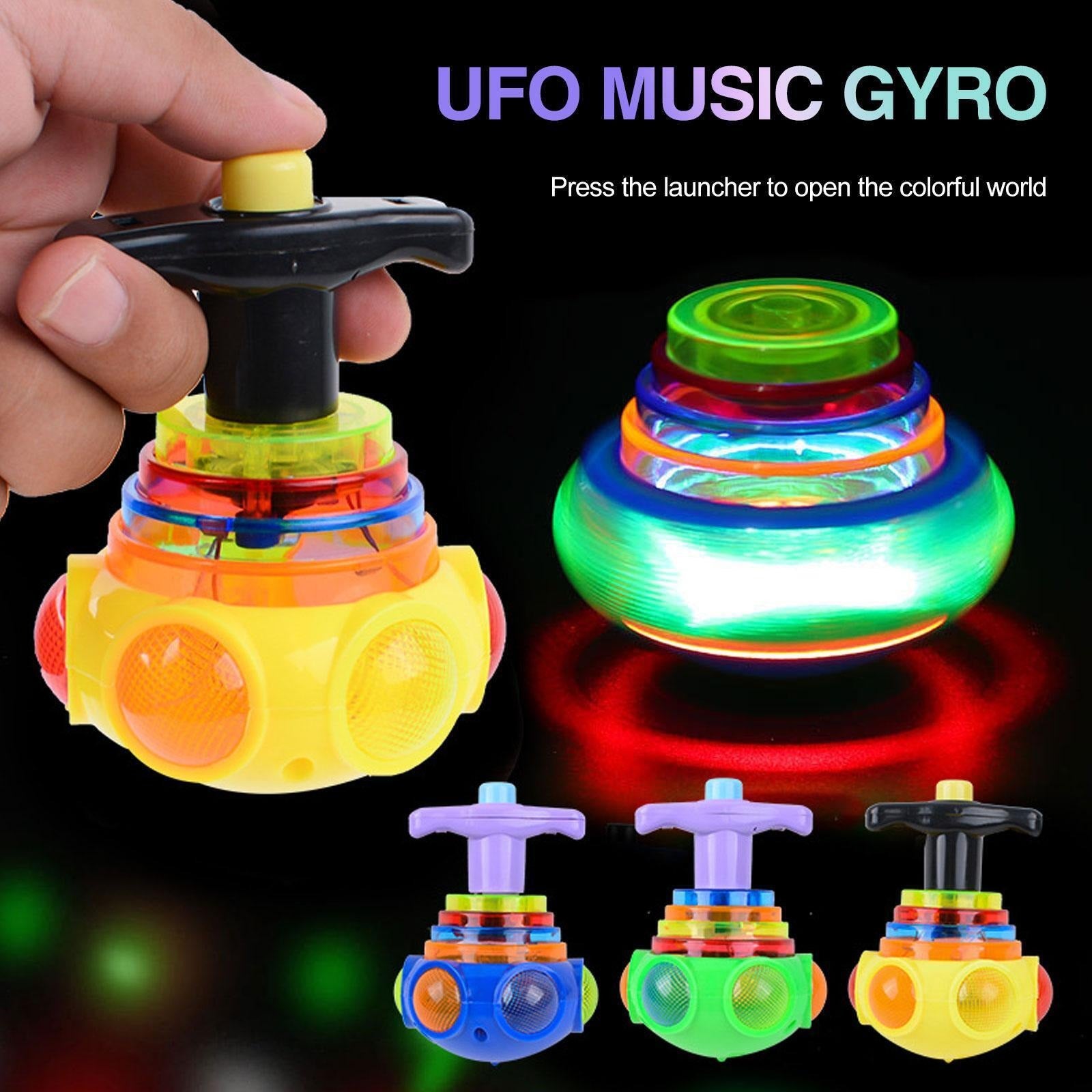 Light & Music UFO Gyro Spinning Top - 19T - Default Title - Odeez | Educational Toys Pakistan 